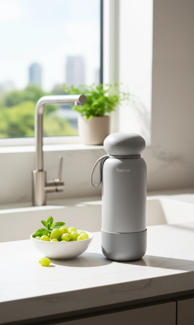 Sterna Aura – Stone Grey | Gün Boyu Sıcak & Soğuk Termos 740 ml