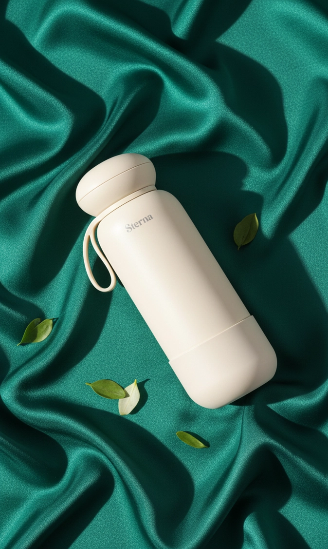 Sterna Aura – Ivory White | Gün Boyu Sıcak & Soğuk Termos 740 ml