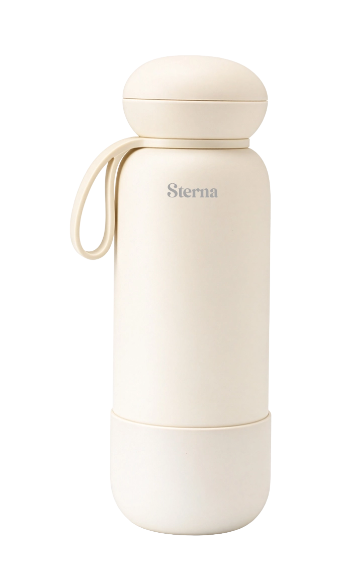 Sterna Aura – Ivory White | Gün Boyu Sıcak & Soğuk Termos 740 ml