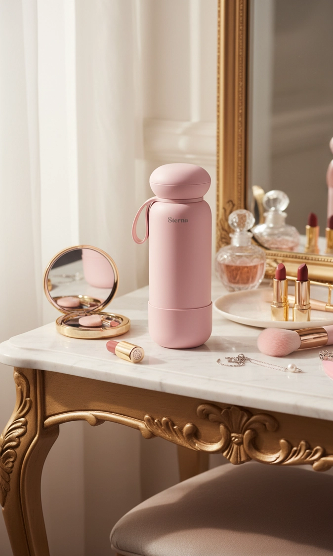 Sterna Aura – Soft Pink | Gün Boyu Sıcak & Soğuk Termos 740 ml
