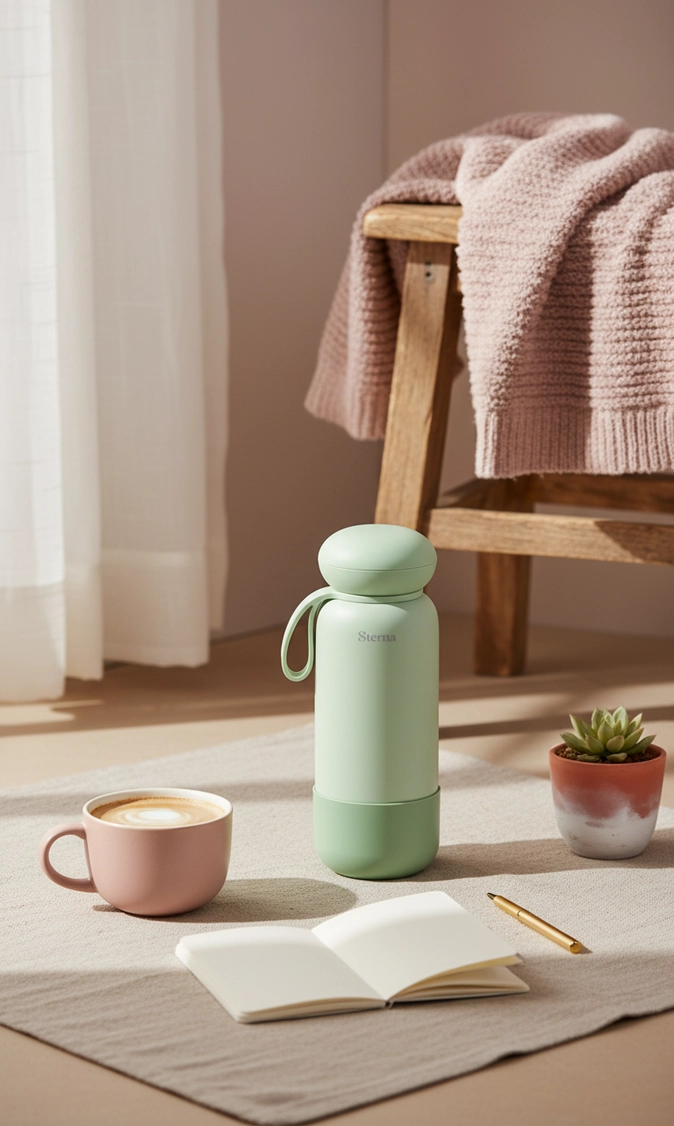 Sterna Aura – Mint Calm | Gün Boyu Sıcak & Soğuk Termos 740 ml