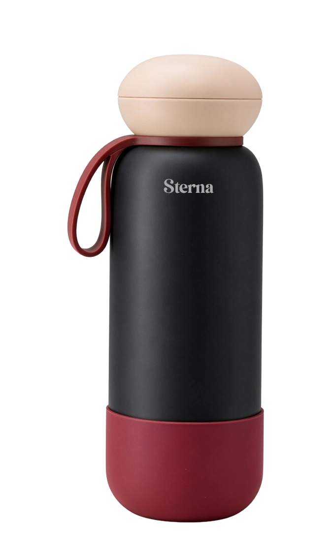 Sterna Aura – Noir Burgundy | Gün Boyu Sıcak & Soğuk Termos 740 ml