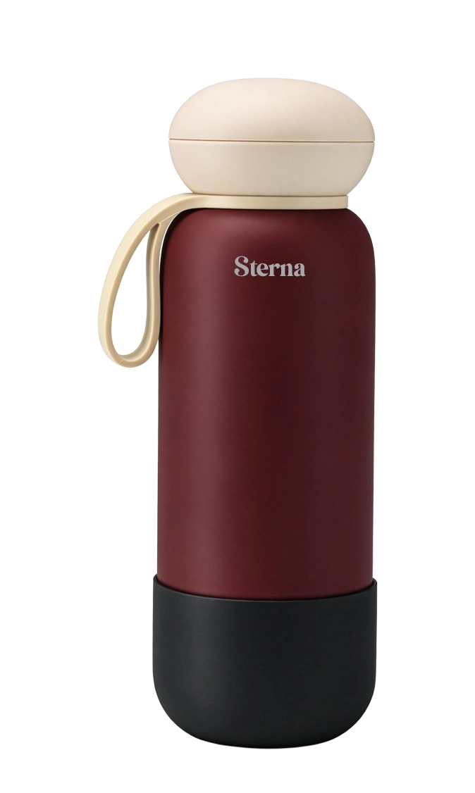 Sterna Aura – Burgundy Cream | Gün Boyu Sıcak & Soğuk Termos 740 ml