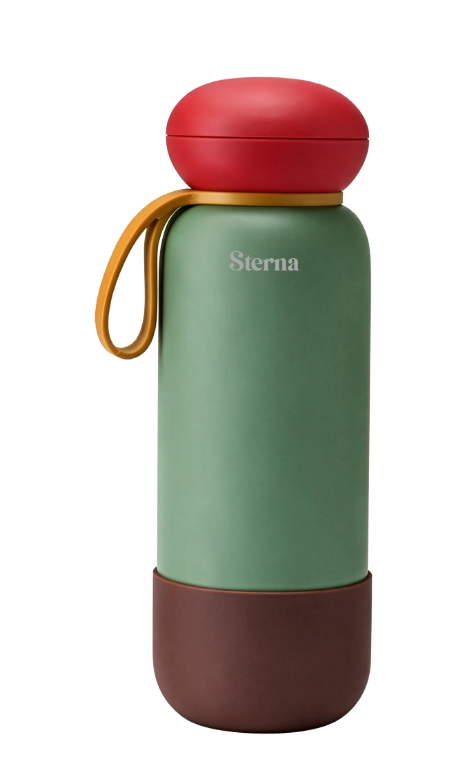 Sterna Aura – Scarlet Sage | Gün Boyu Sıcak & Soğuk Termos 740 ml