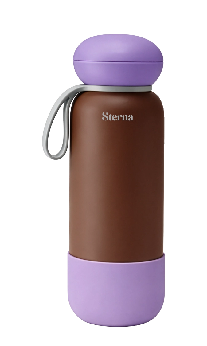 Sterna Aura – Cocoa Lilac | Gün Boyu Sıcak & Soğuk Termos 740 ml