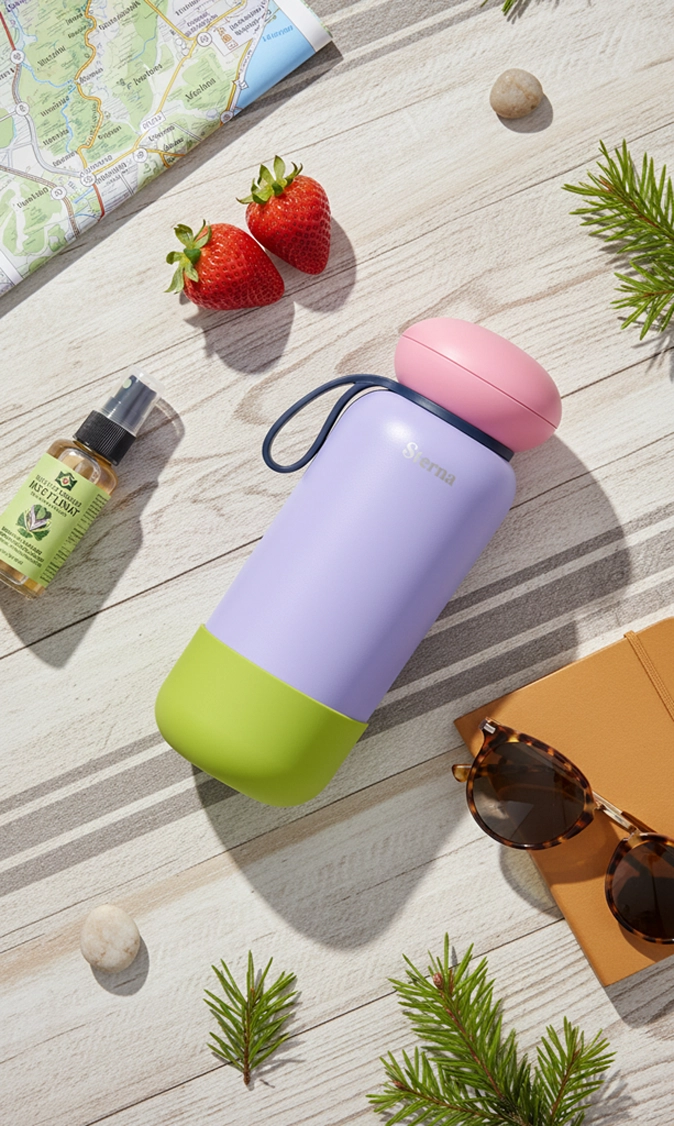 Sterna Aura –Lilac Pop | Gün Boyu Sıcak & Soğuk Termos 740 ml