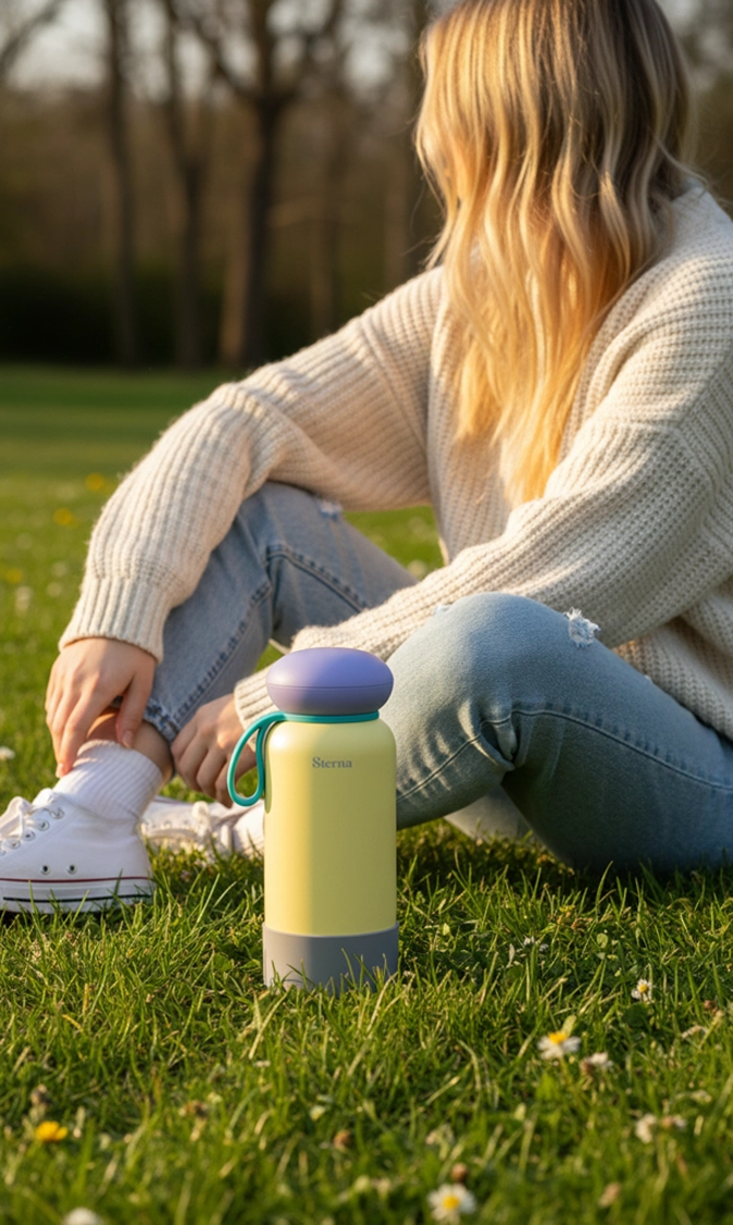 Sterna Aura – Pastel Bloom | Gün Boyu Sıcak & Soğuk Termos 740 ml