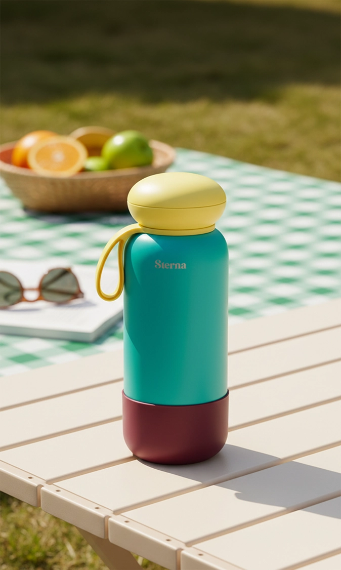 Sterna Aura – Teal Garnet | Gün Boyu Sıcak & Soğuk Termos 740 ml