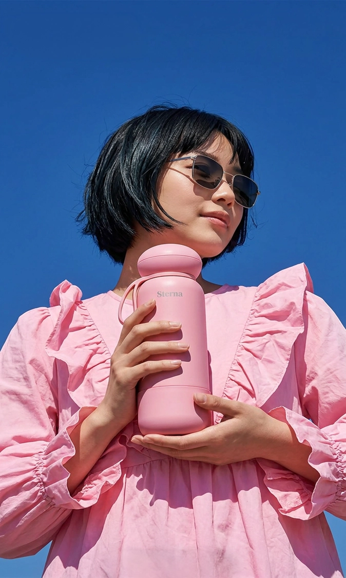 Sterna Aura – Rose Mist | Gün Boyu Sıcak & Soğuk Termos 740 ml